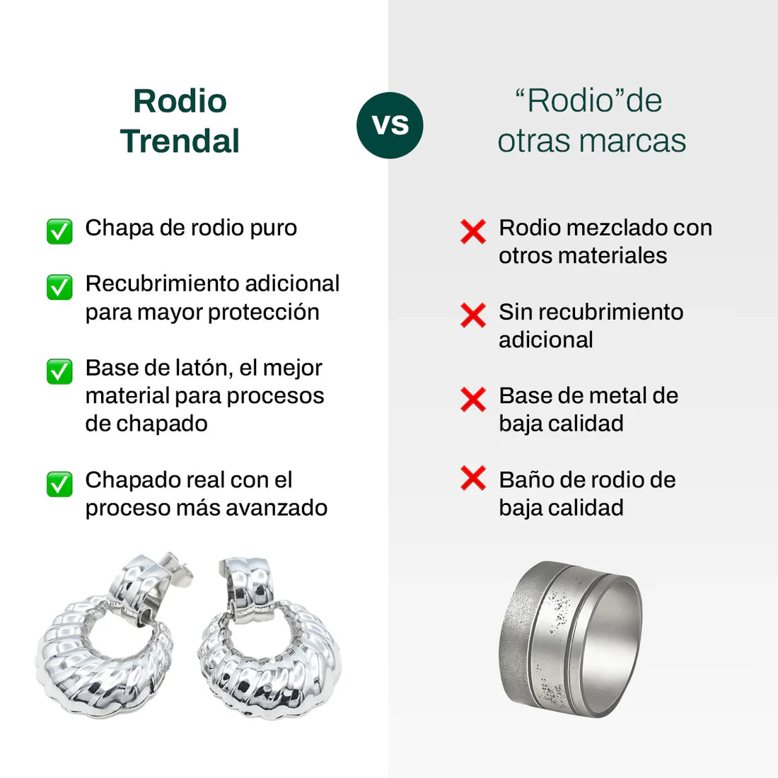 Anillo Midi Liso Rodio