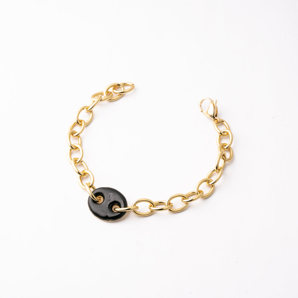 Pulsera Aura Negra Chapa