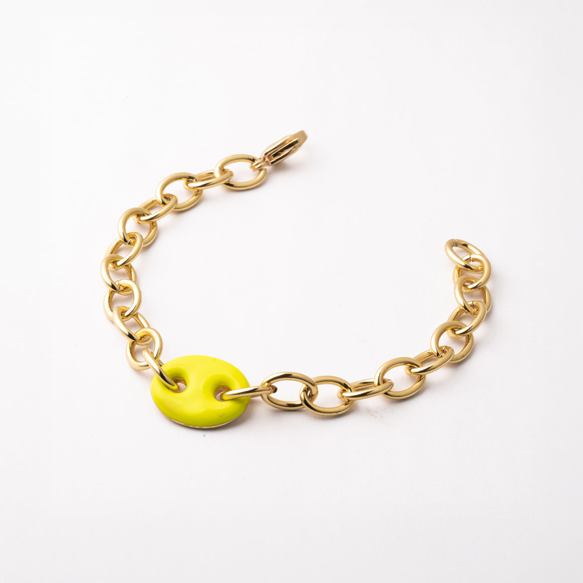 Pulsera Aura Amarillo Chapa