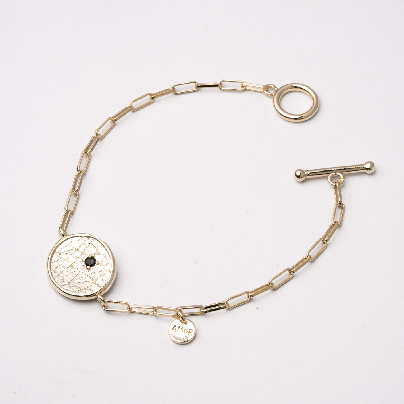 Pulsera Corazón Noche Chapa