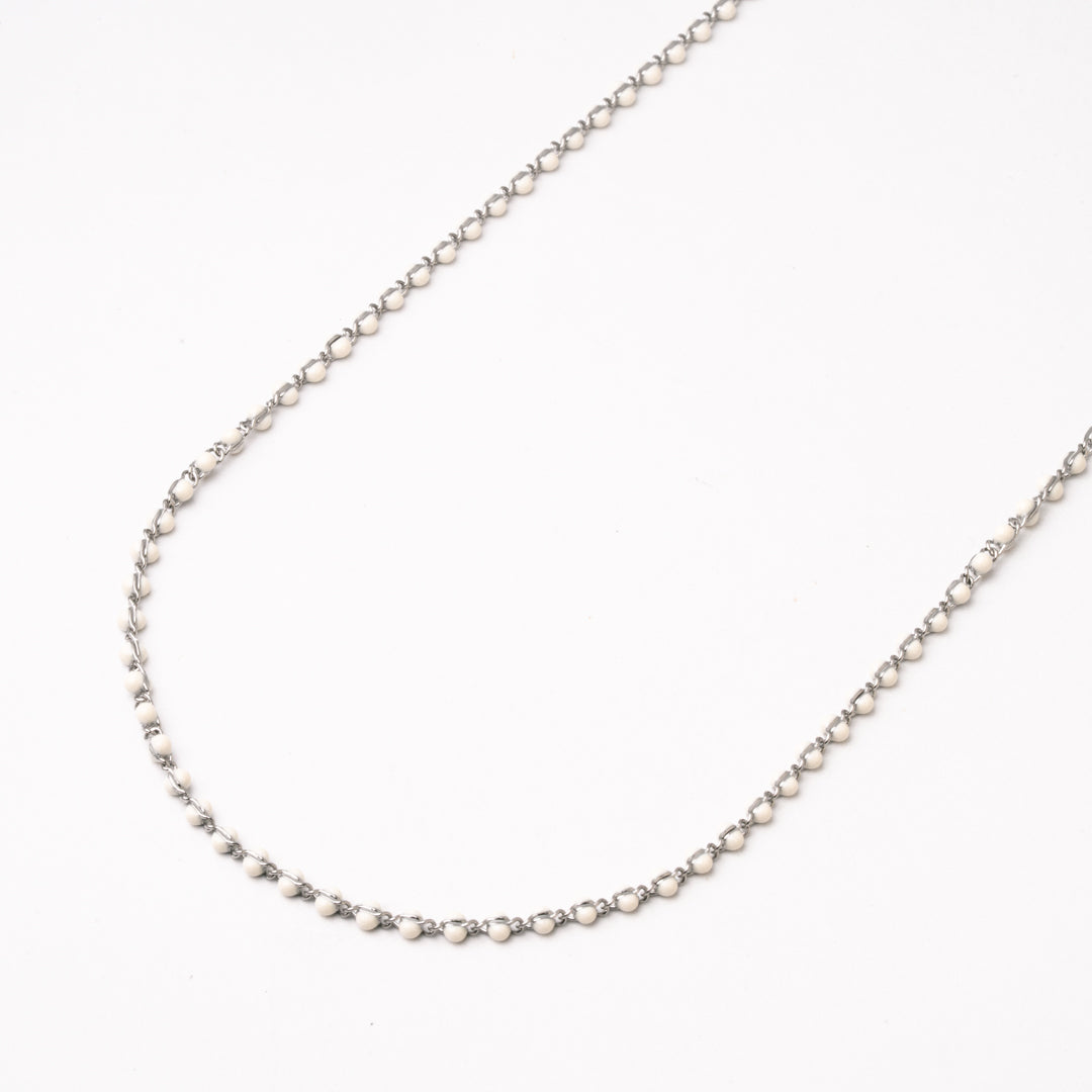 Cadena para Lentes Perlas de Luna Rodio