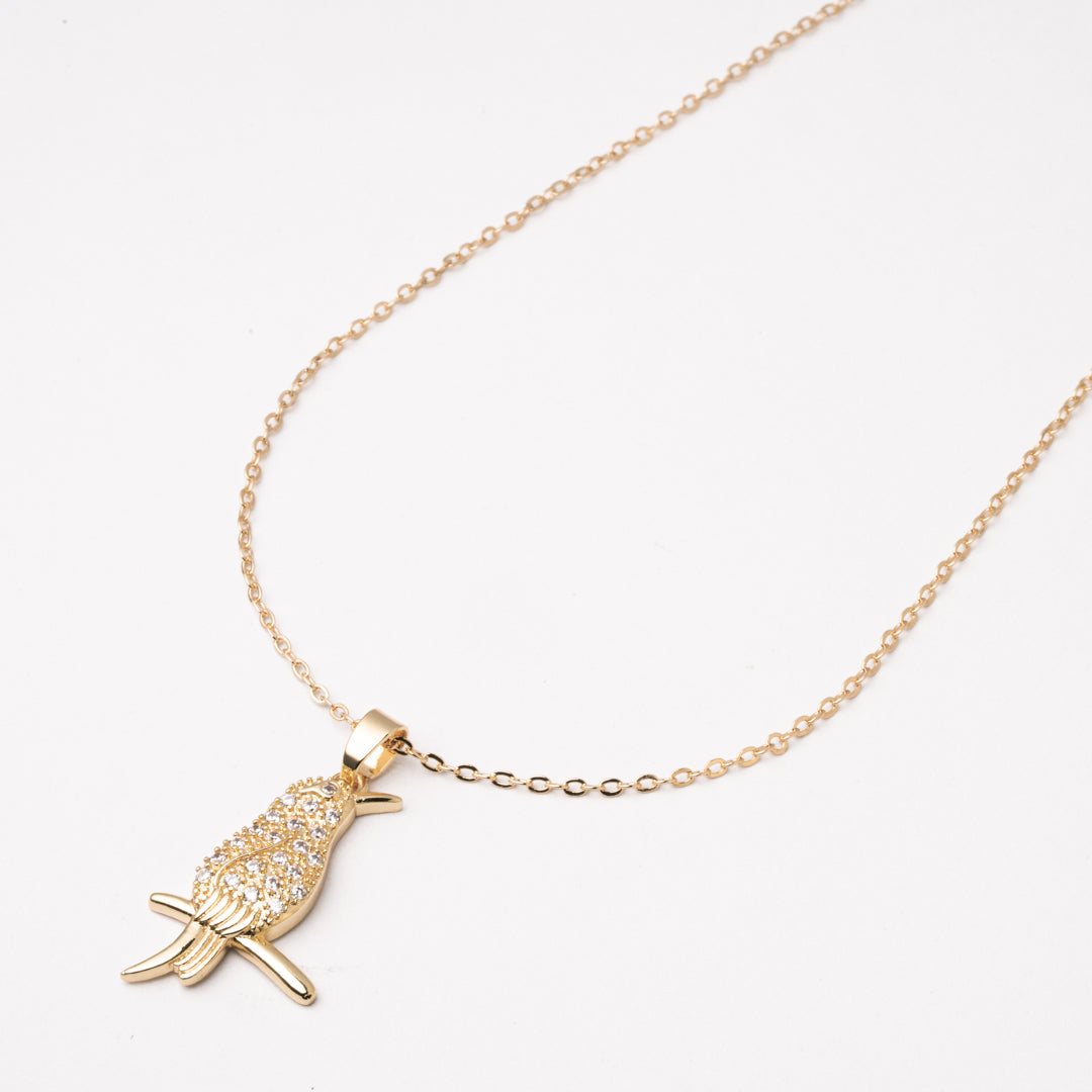 Gargantilla Colibrí Ojo Negro Chapa 2.5CM