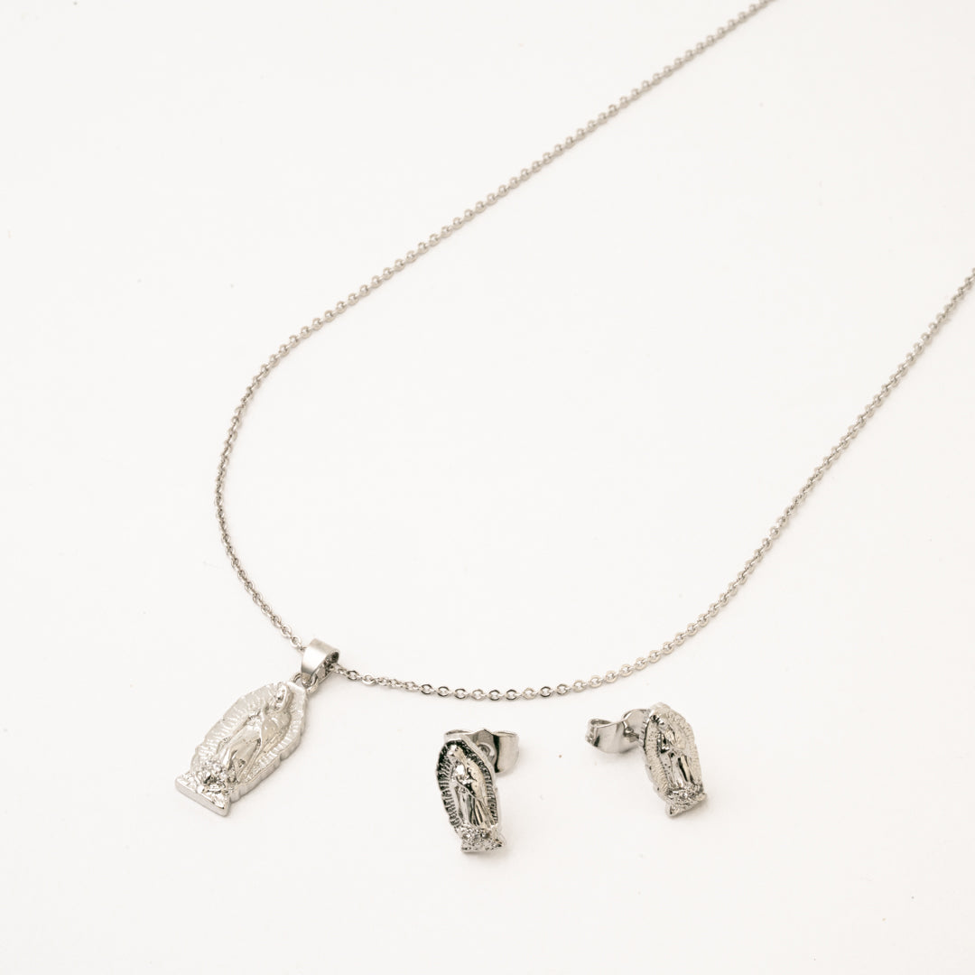 Juego Bendición Virgen Guadalupe Rodio