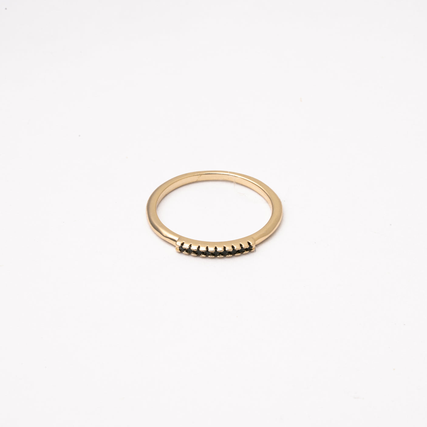 Anillo Línea Obsidiana Chapa T7
