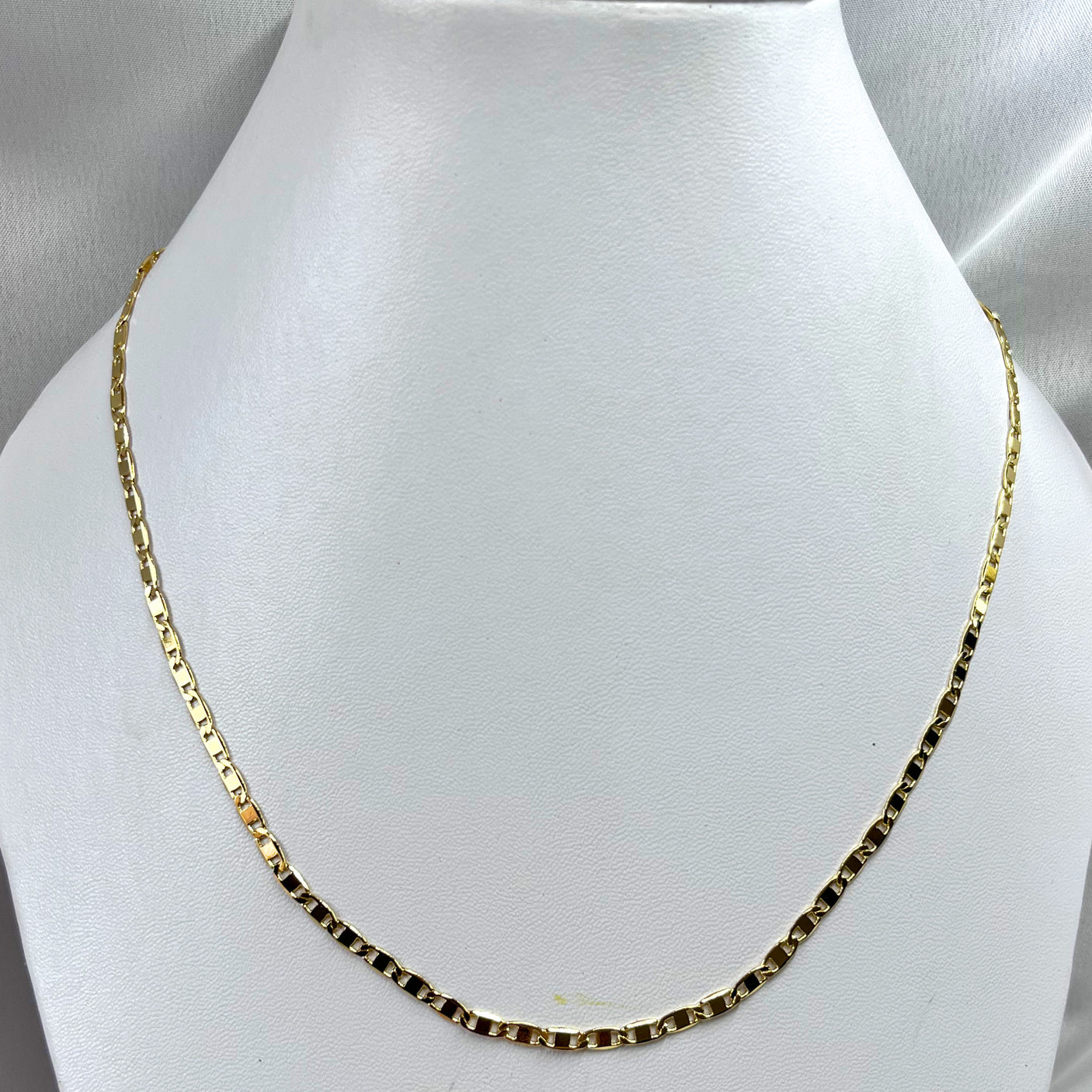 Cadena Chapa 18K 45CM 3MM