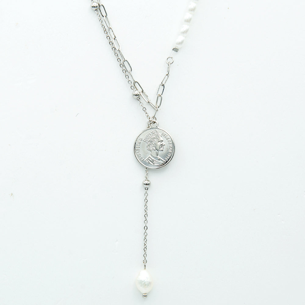 Gargantilla Dual Rodio