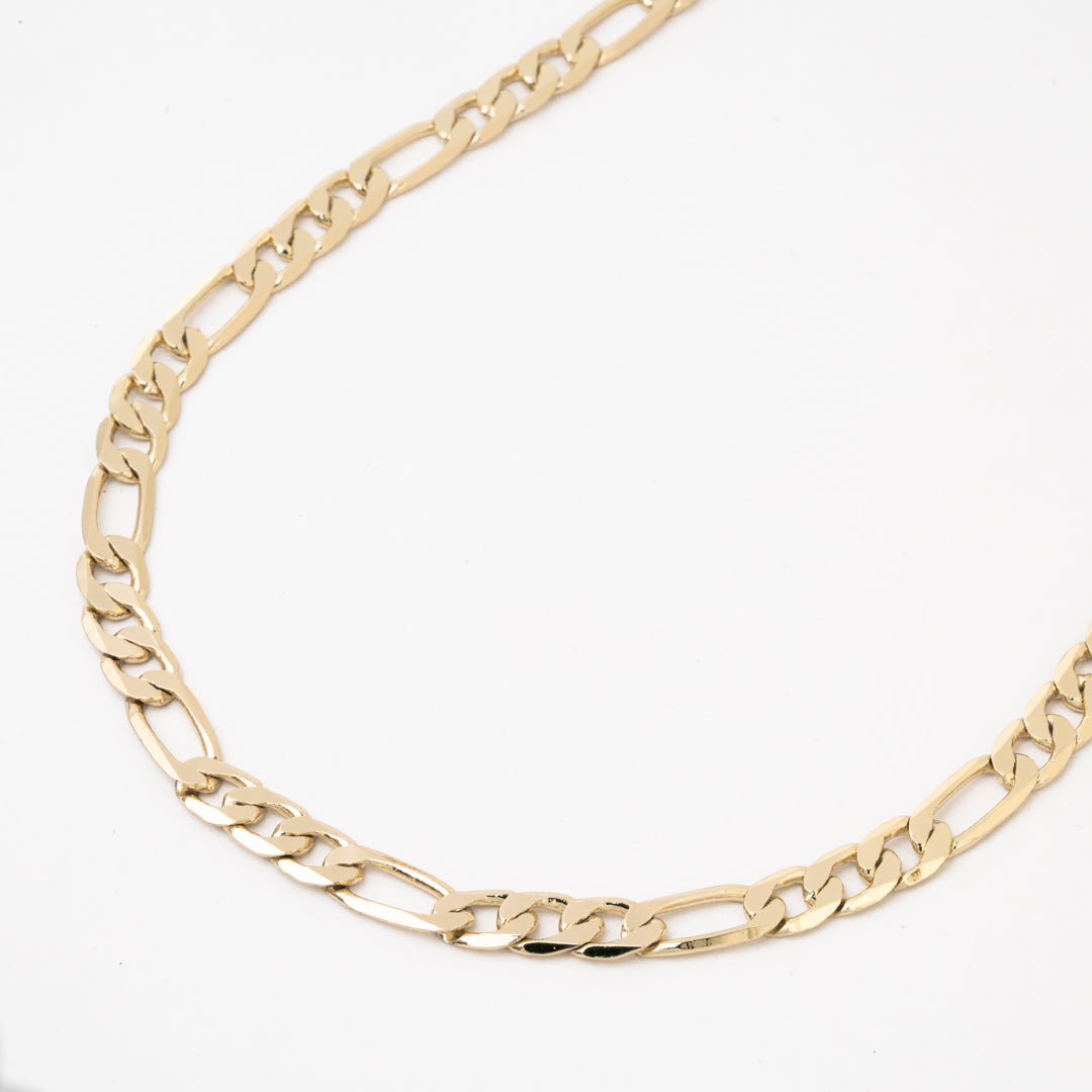 Cadena Chapa 18K 50CM 7MM