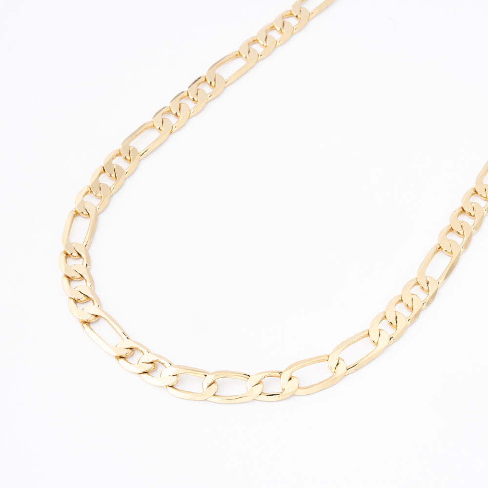 Cadena Chapa 18K 70 CM 7MM