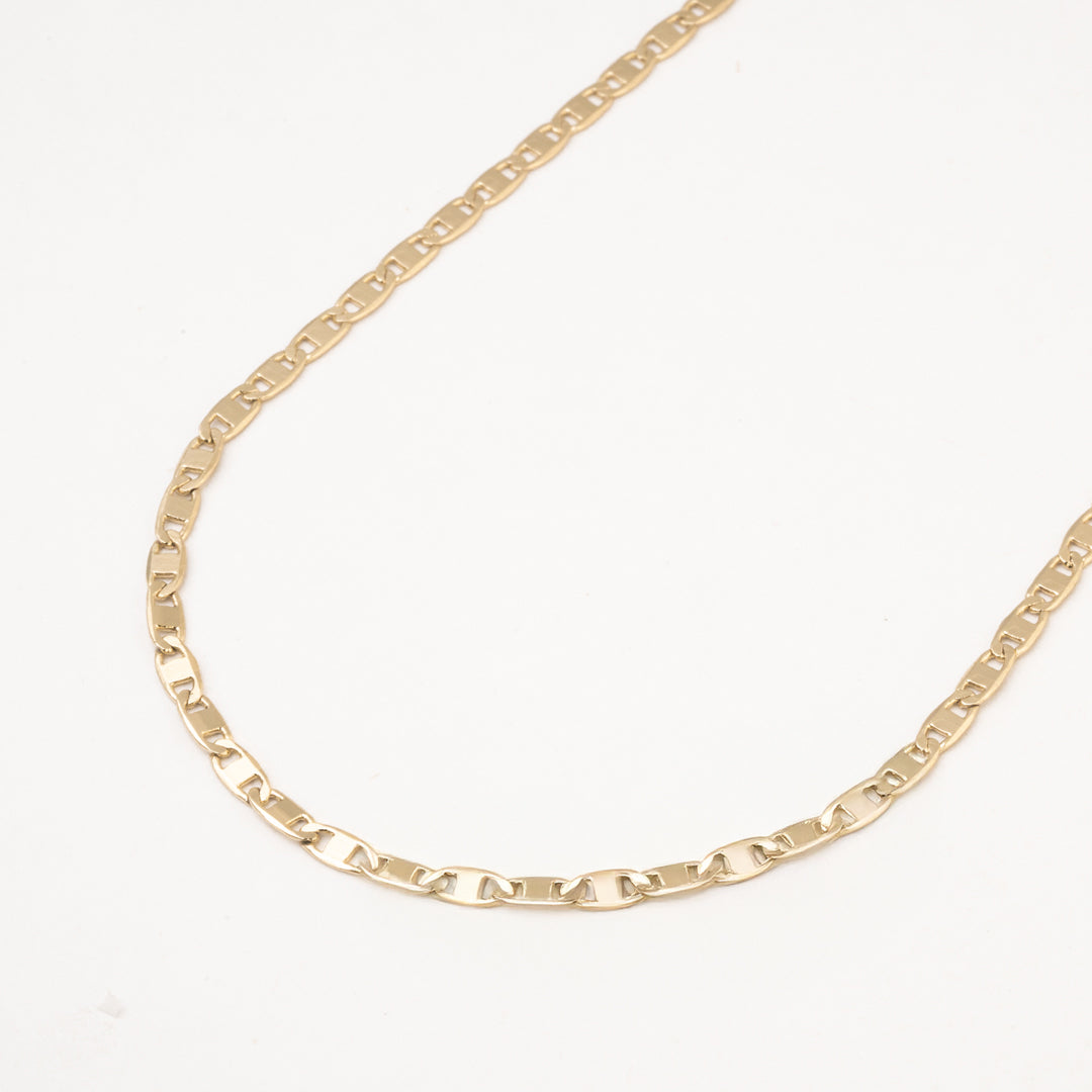 Cadena Chapa 18K 50CM 3MM