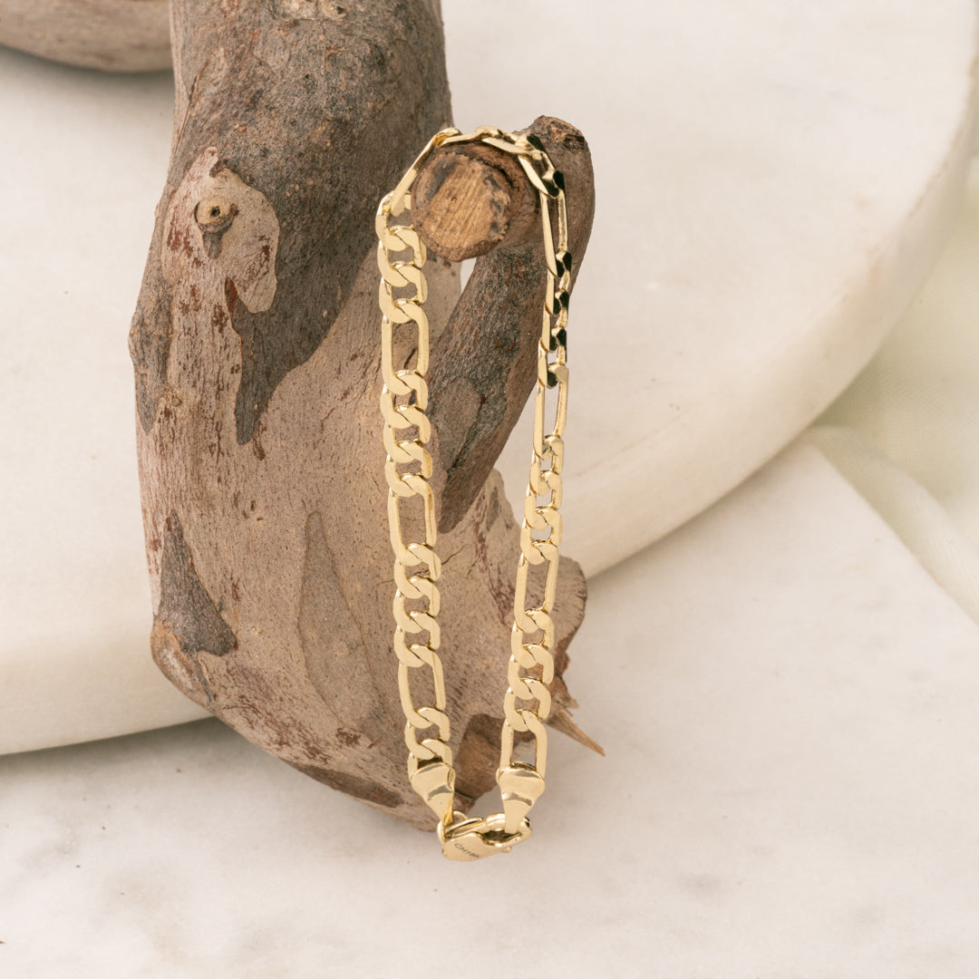 Pulso Chapa 18K 19 CM 4.5MM