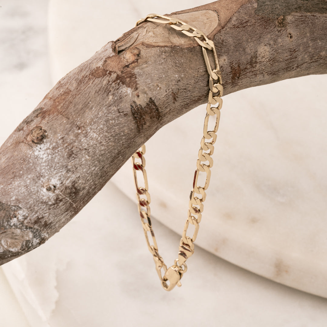 Pulso Chapa 18K 20 CM 4.5MM