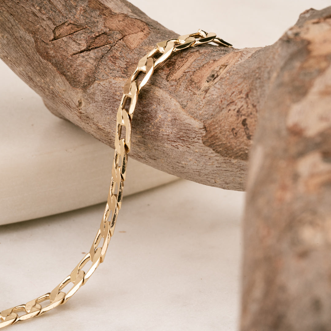 Pulso Chapa 18K 18 CM 5.5MM