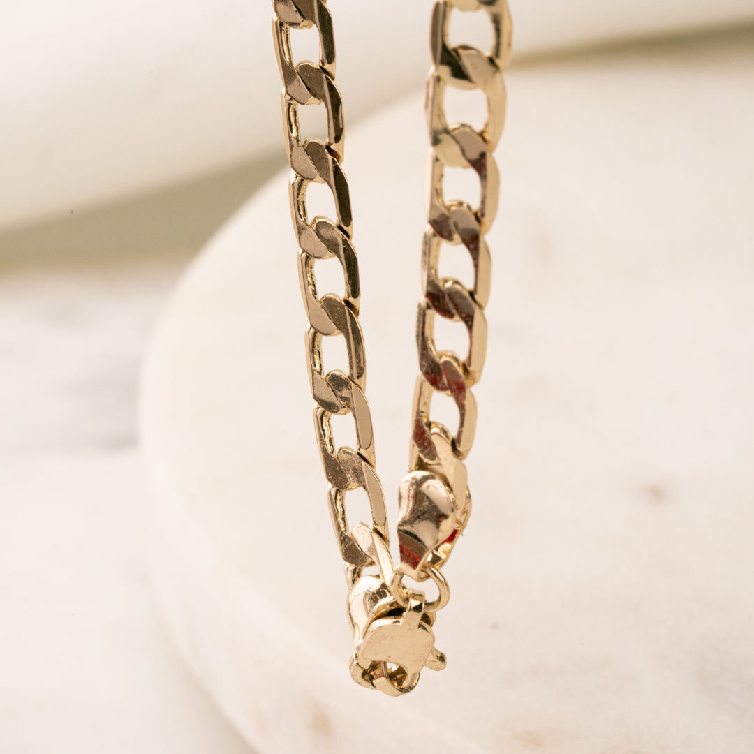 Pulso Chapa 18K 20 CM 5.5MM