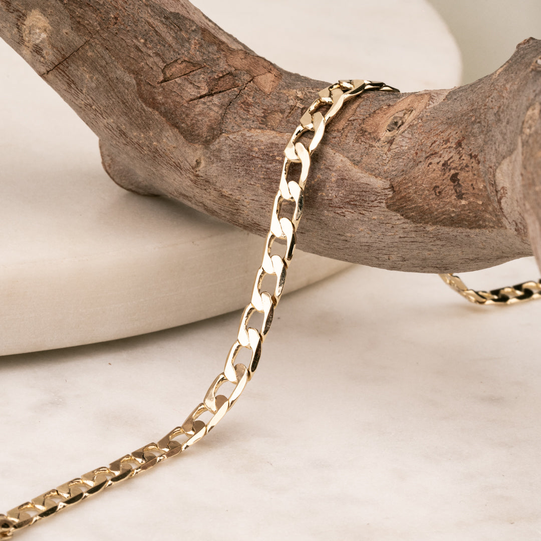 Pulso Chapa 18K 22 CM 5.5MM