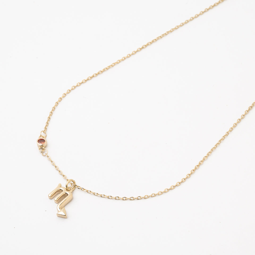 Gargantilla Signo Escorpio Chapa