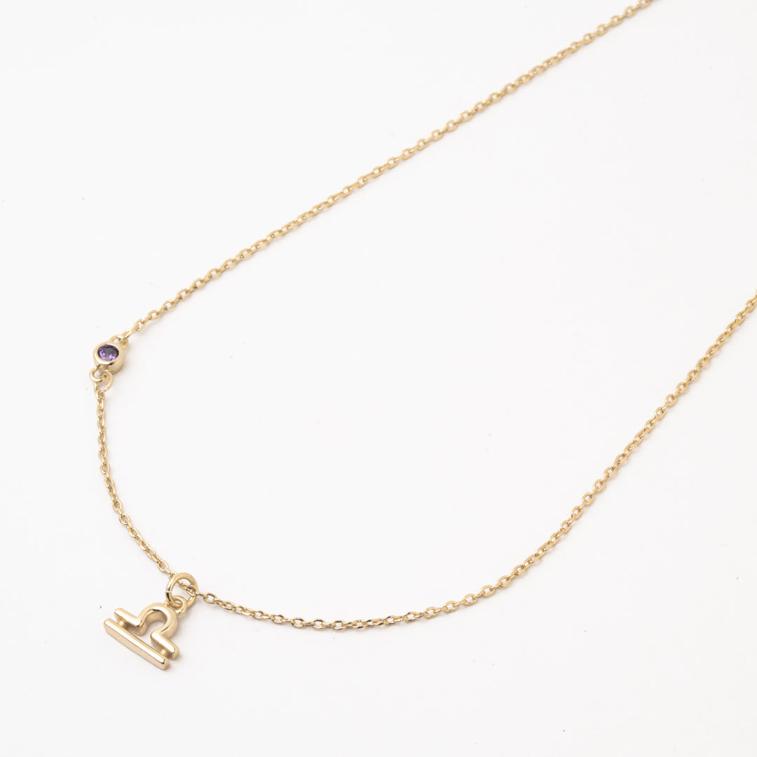 Gargantilla Signo Libra Chapa