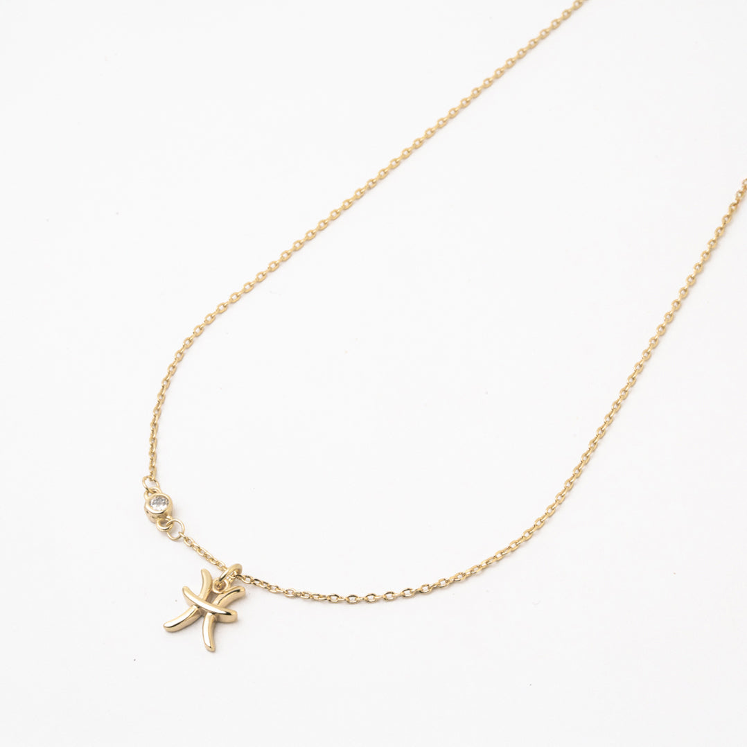 Gargantilla Signo Piscis Chapa