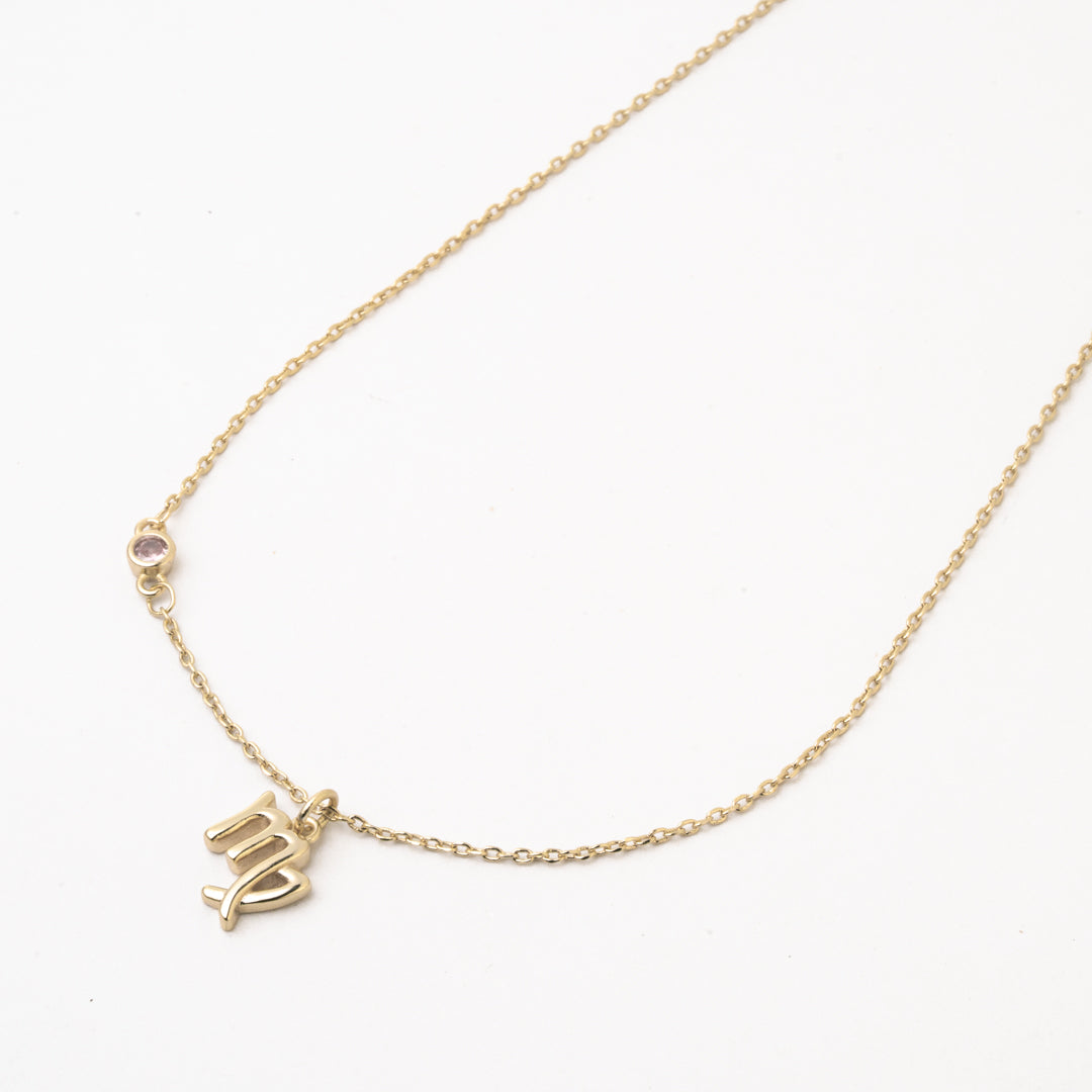 Gargantilla Signo Virgo Chapa