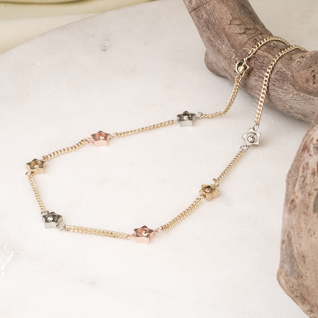 Gargantilla Cielo de Estrellas Chapa