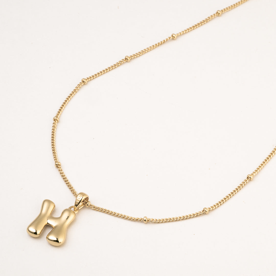 Gargantilla Letra H Bold Chapa