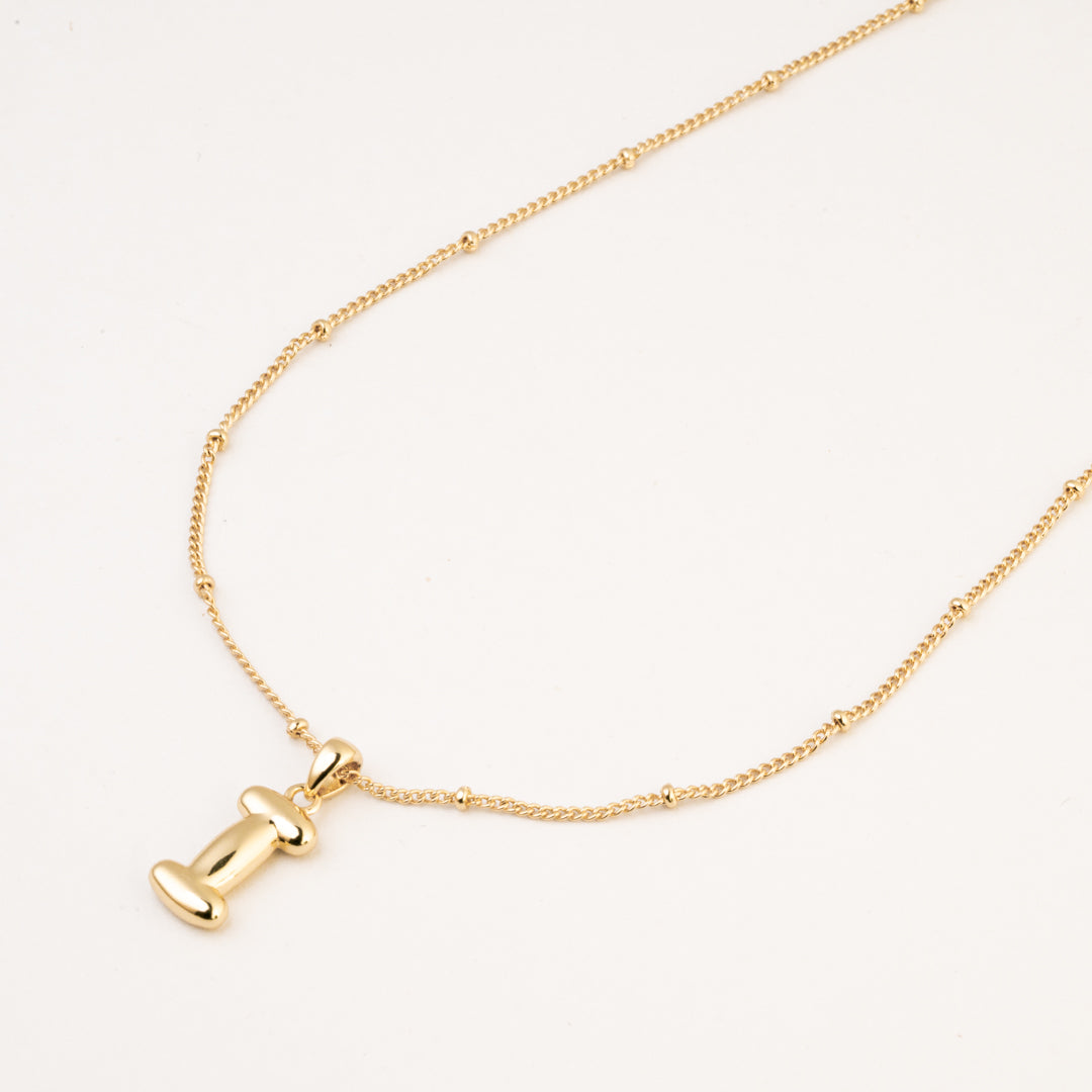 Gargantilla Letra I Bold Chapa