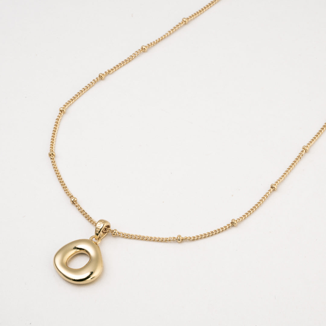 Gargantilla Letra O Bold Chapa