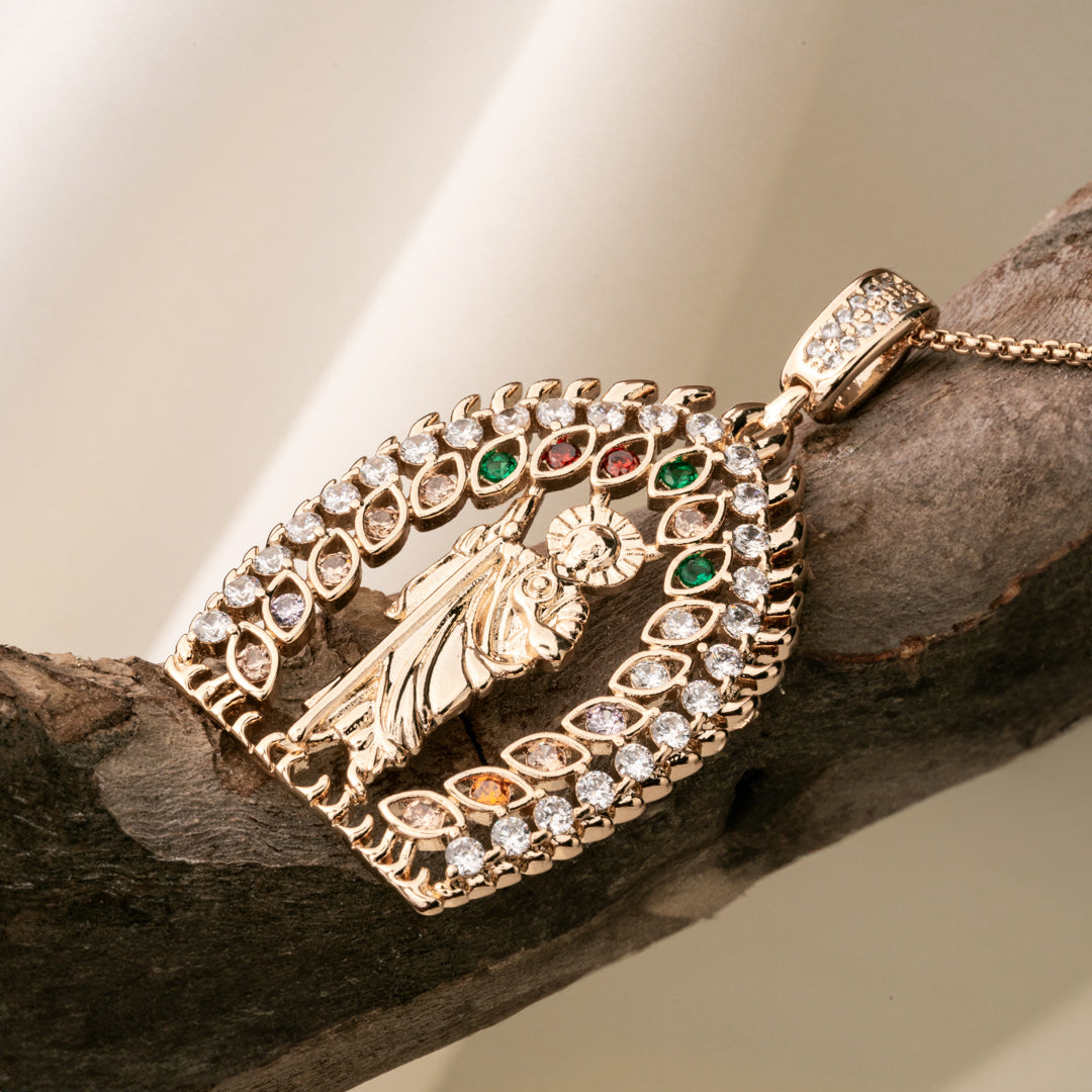 Gargantilla San Judas Multicolor Chapa 4.5cm