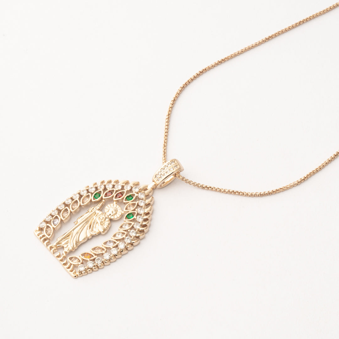 Gargantilla San Judas Multicolor Chapa 4.5cm