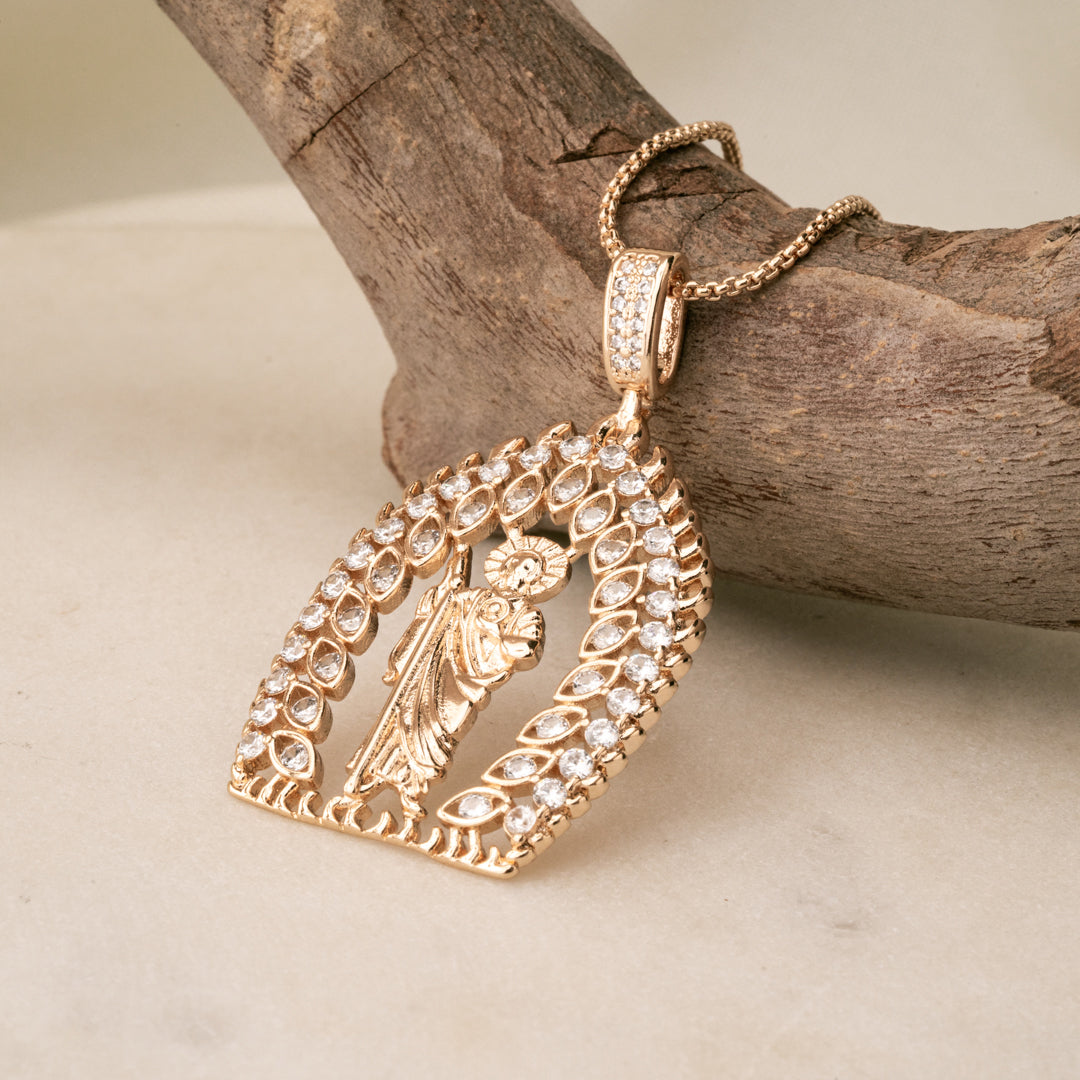 Gargantilla San Judas Resplandor Chapa 4.5cm