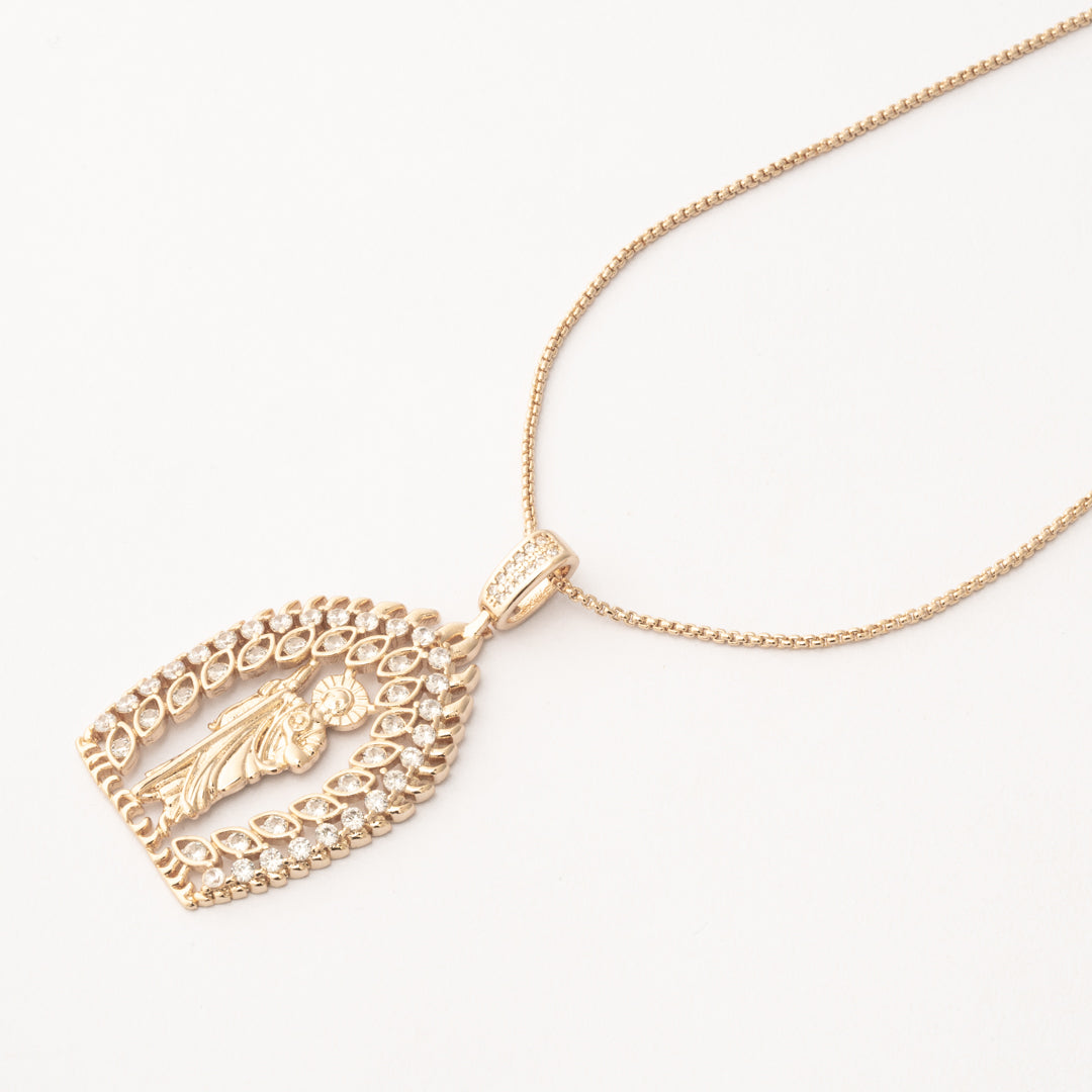 Gargantilla San Judas Resplandor Chapa 4.5cm