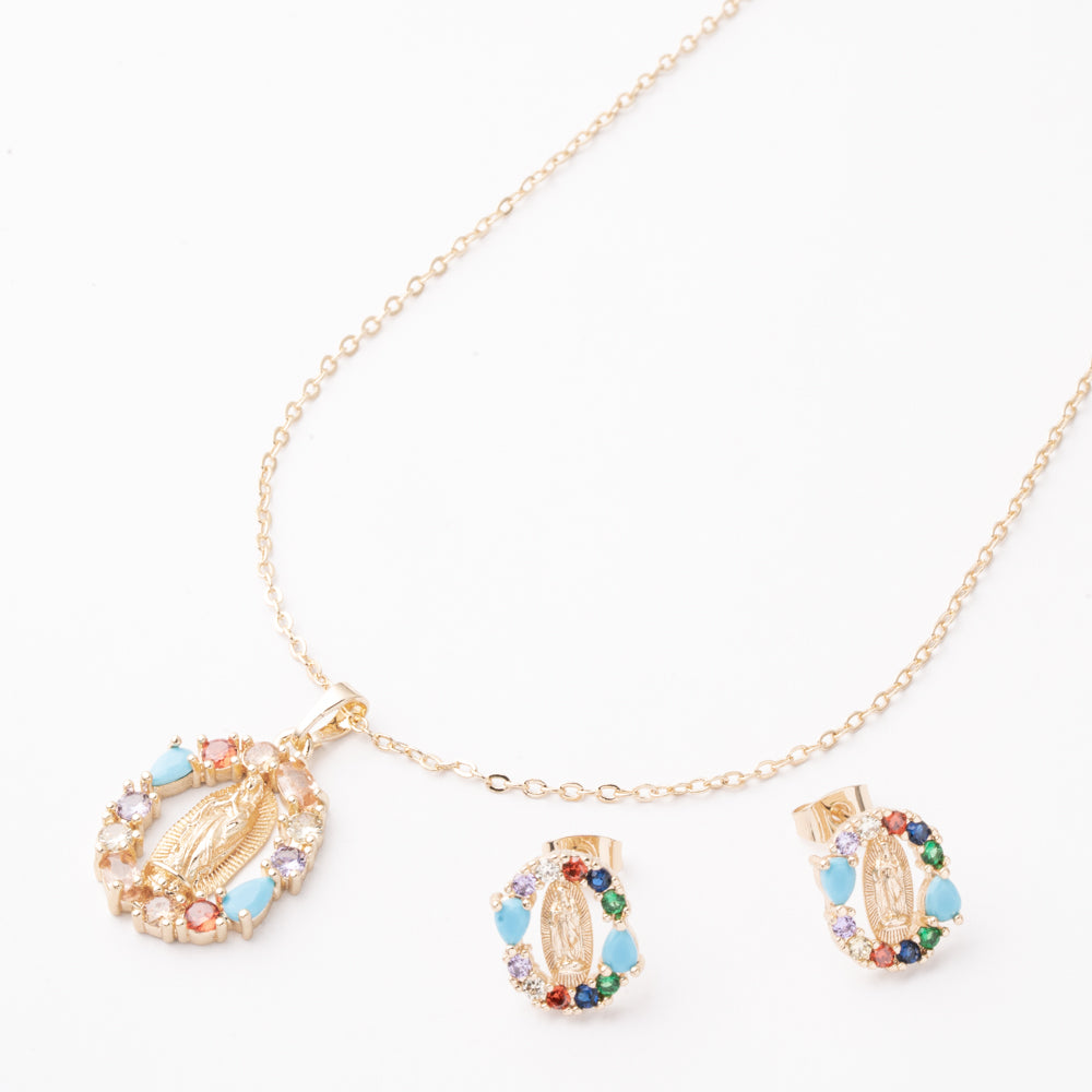 Juego Virgen de Guadalupe Luz Chapa