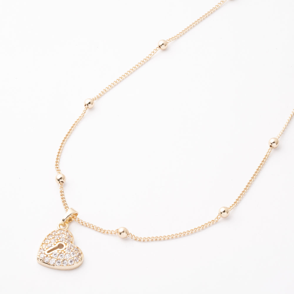 Gargantilla Cerrojo Corazón Chapa