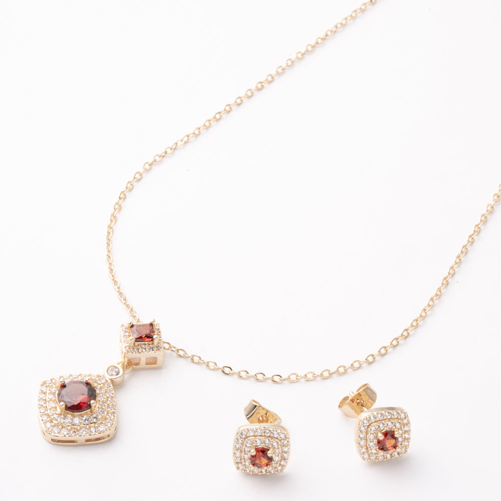 Juego Rubí Imperial Chapa