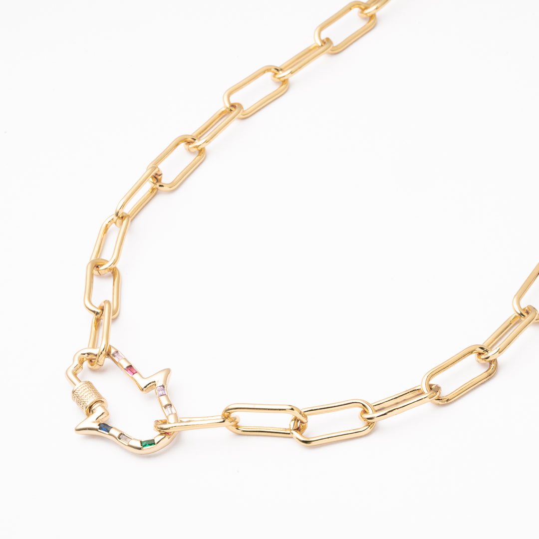 Gargantilla Eslabones Mano Chapa