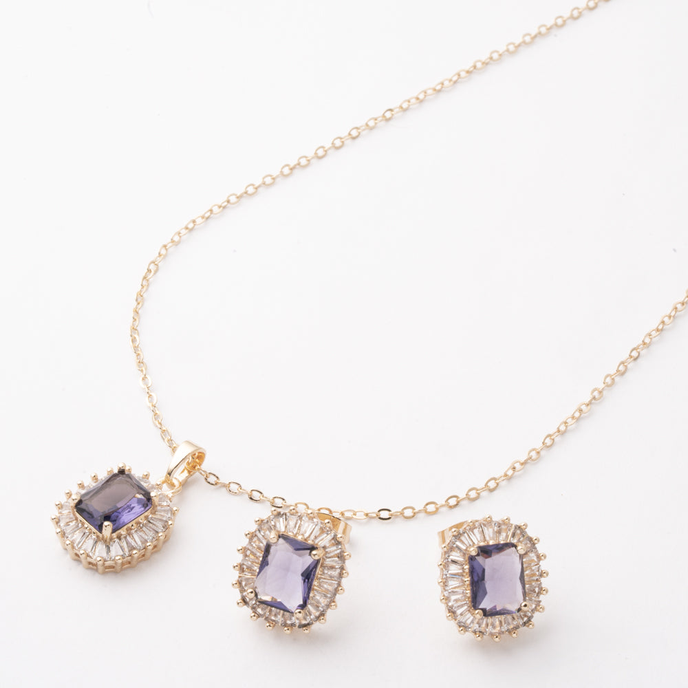 Juego Lila Cristal Chapa