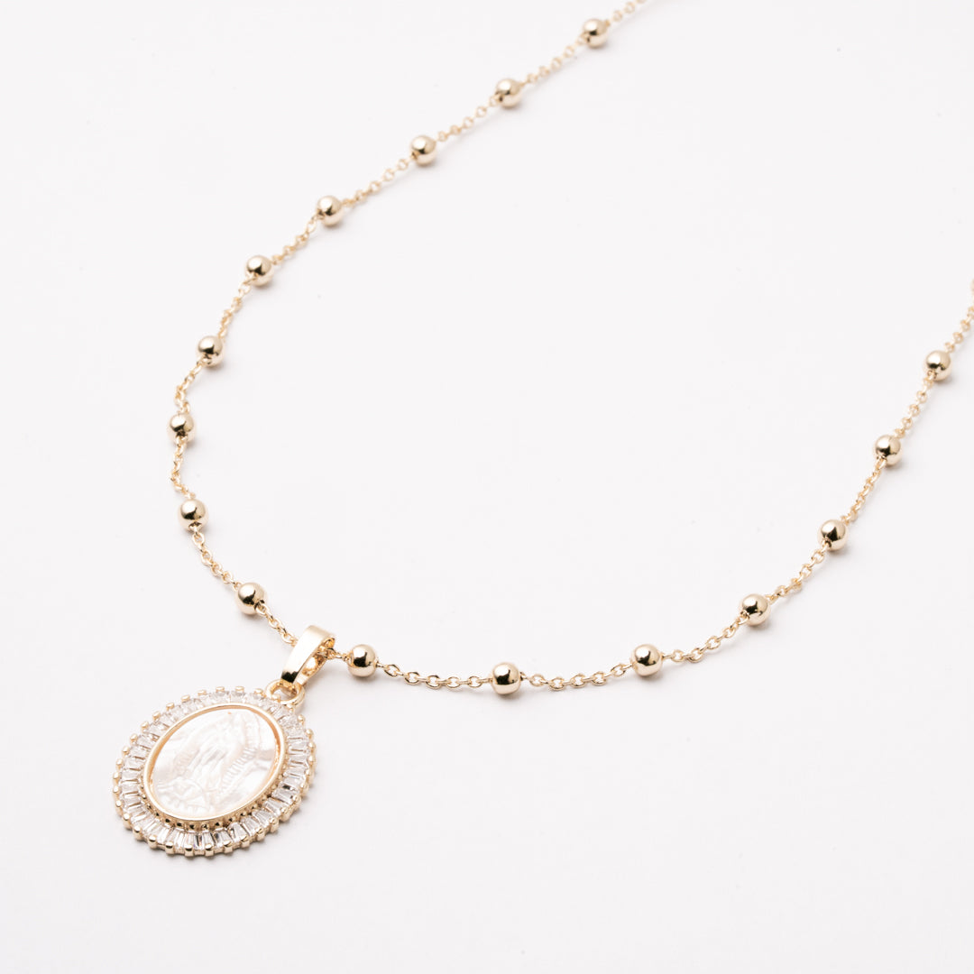 Gargantilla Virgen de Guadalupe Chapa 2cm