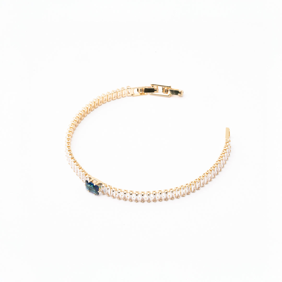 Pulsera Eternidad Zafiro Chapa