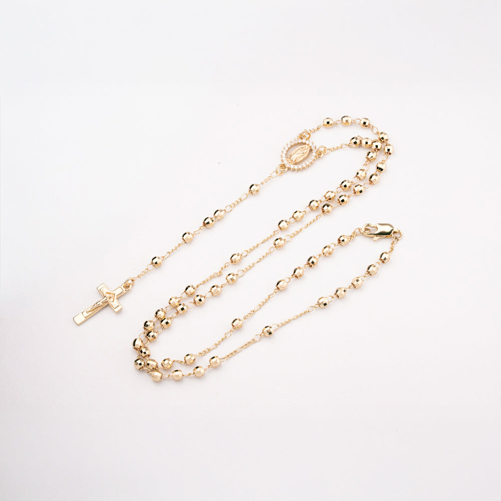 Rosario Virgen de Guadalupe Clásico Chapa