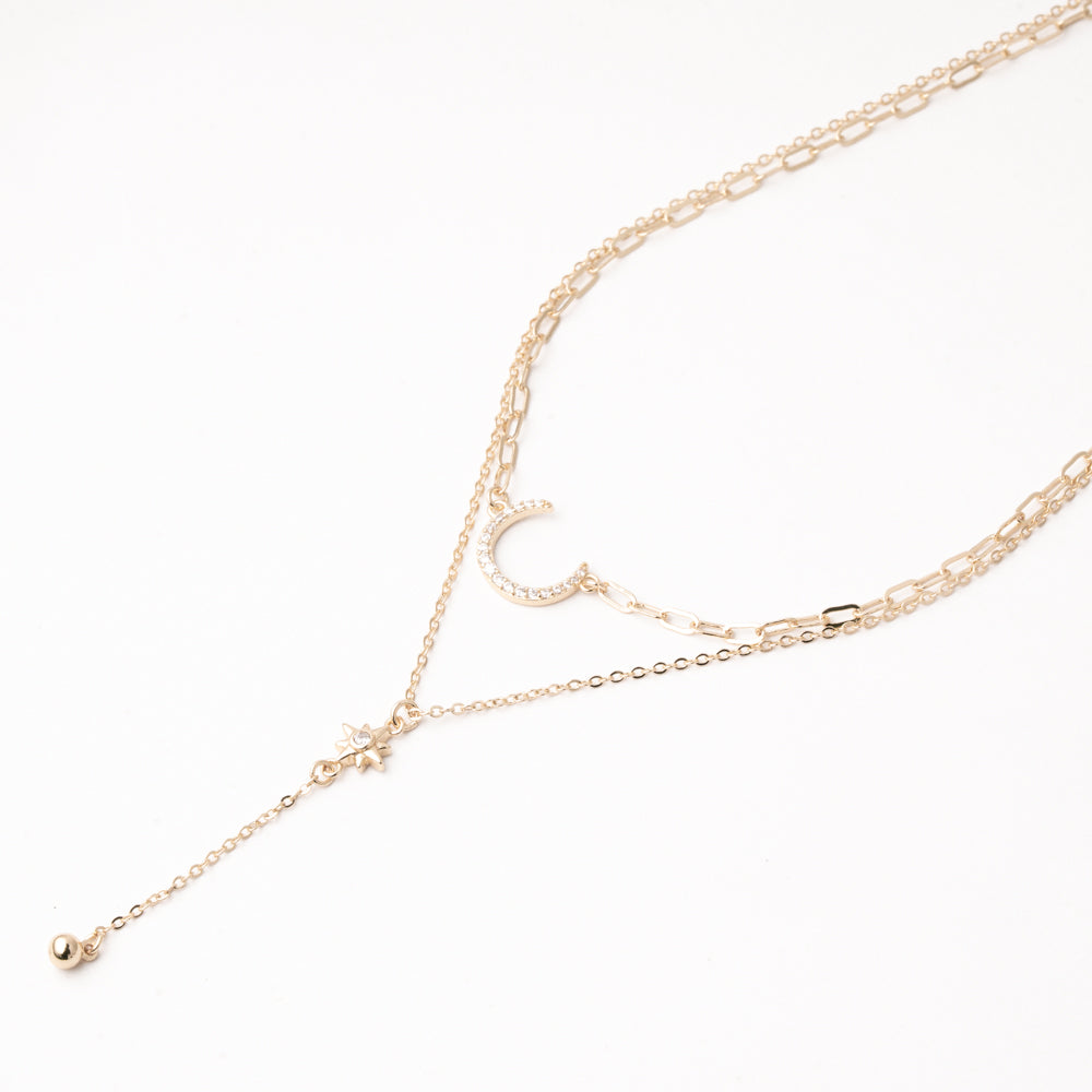 Gargantilla Luna Astral Chapa