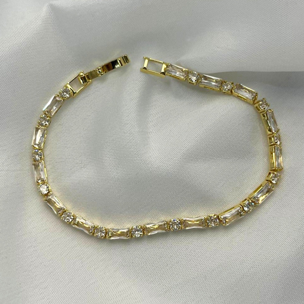 Pulsera Cadencia Cristalina Chapa