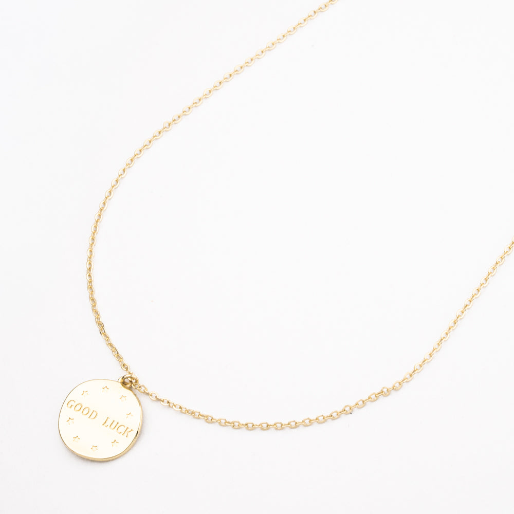 Gargantilla Good Luck Chapa