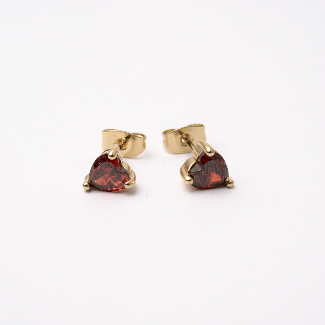 Broqueles Pasión Escarlata Chapa