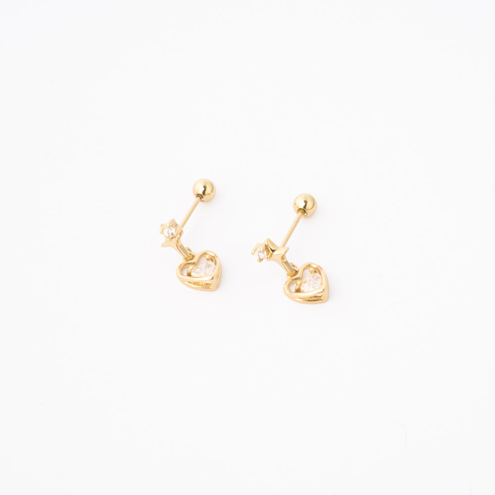 Broqueles Flecha de Amor Chapa