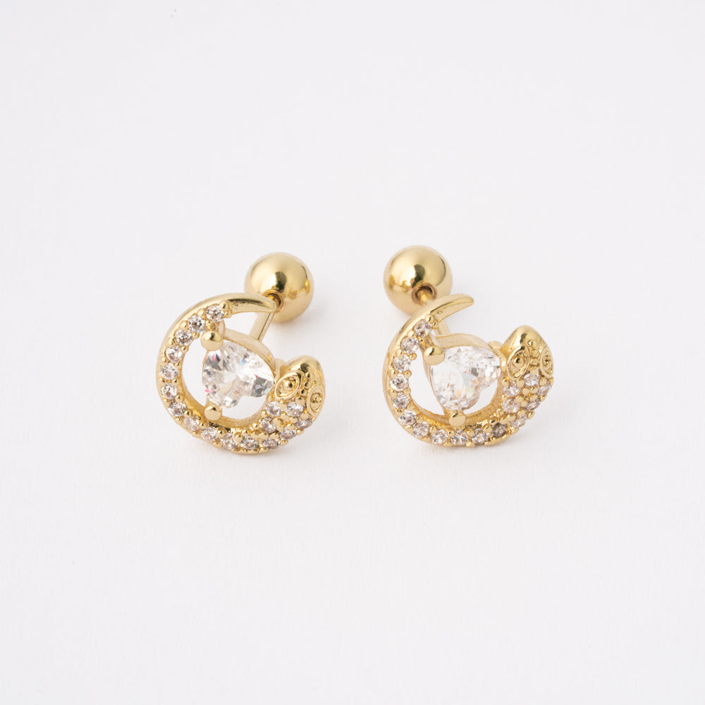 Broqueles Luna Encantada Chapa