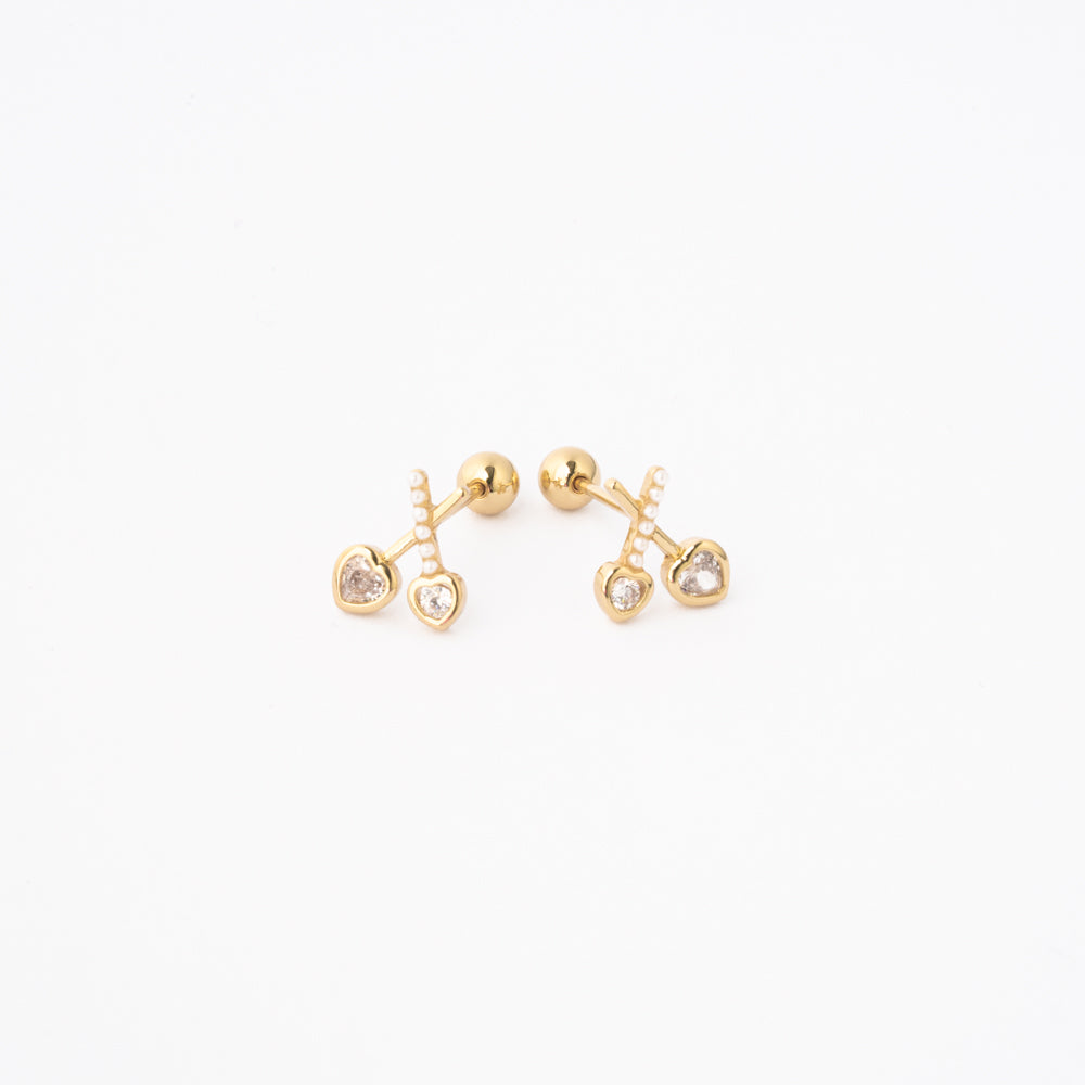 Broqueles Cherry Love Chapa