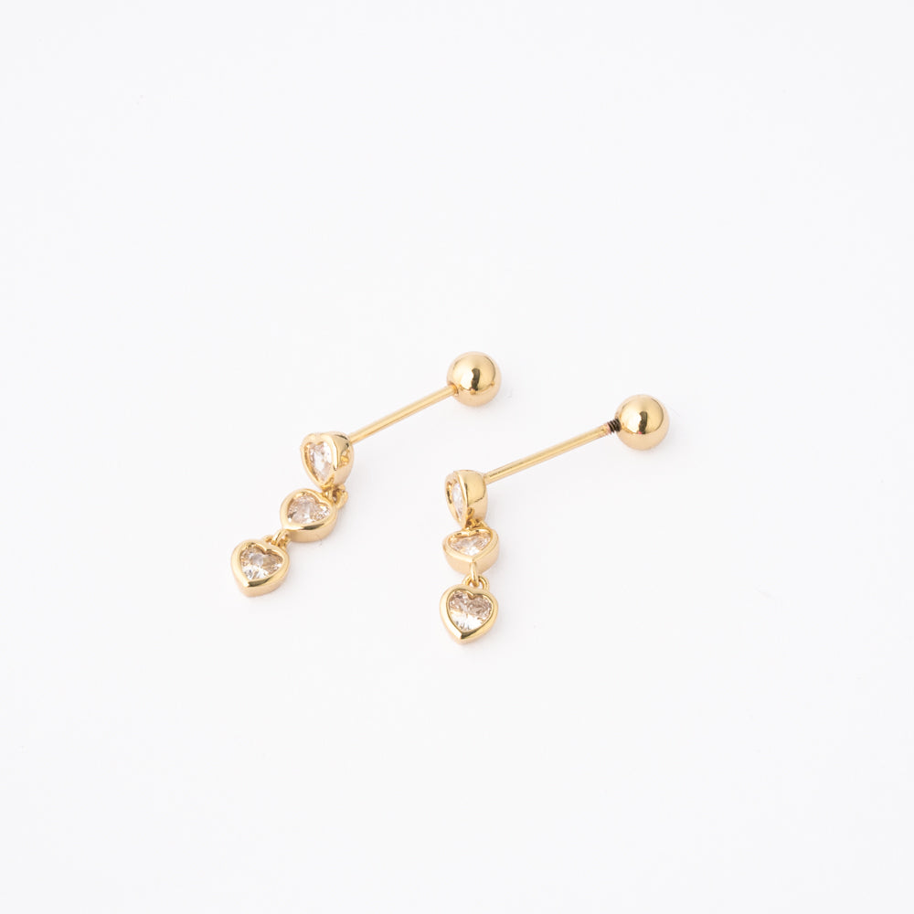 Broquel Trío de Corazones Chapa