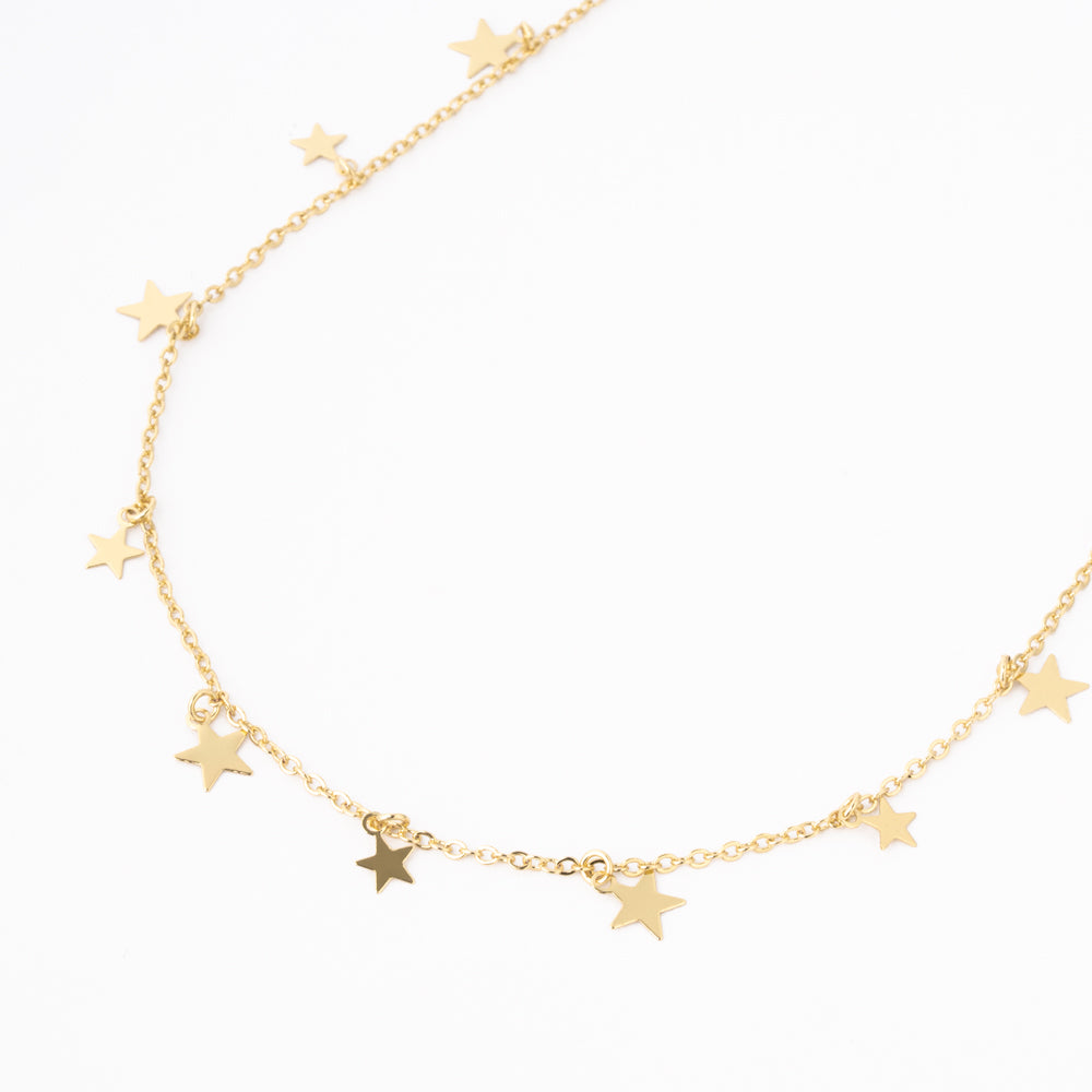 Gargantilla Estrellas Danzantes Chapa