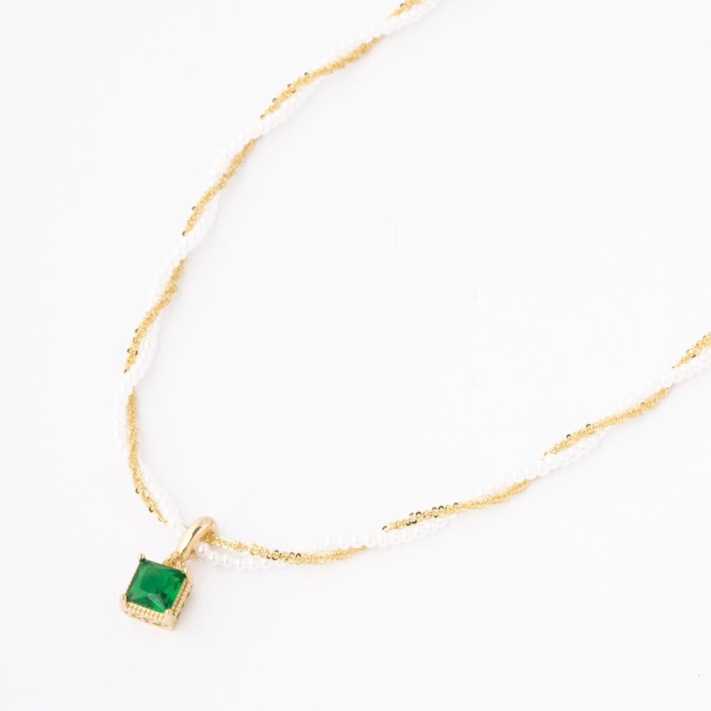 Gargantilla Verde Mística Chapa