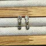 Huggie Trio de Brillantes Chapa
