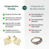 ANILLO CRUZ PROTECTORA ROJO CHAPA 18K